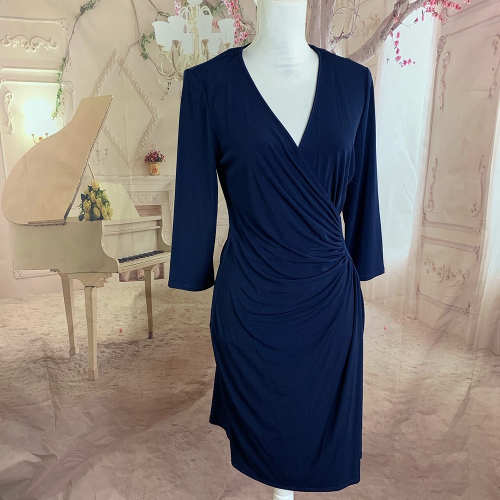 SOLD NEW Laundry By Shelli Segal Faux Wrap - Picture 2 of 8